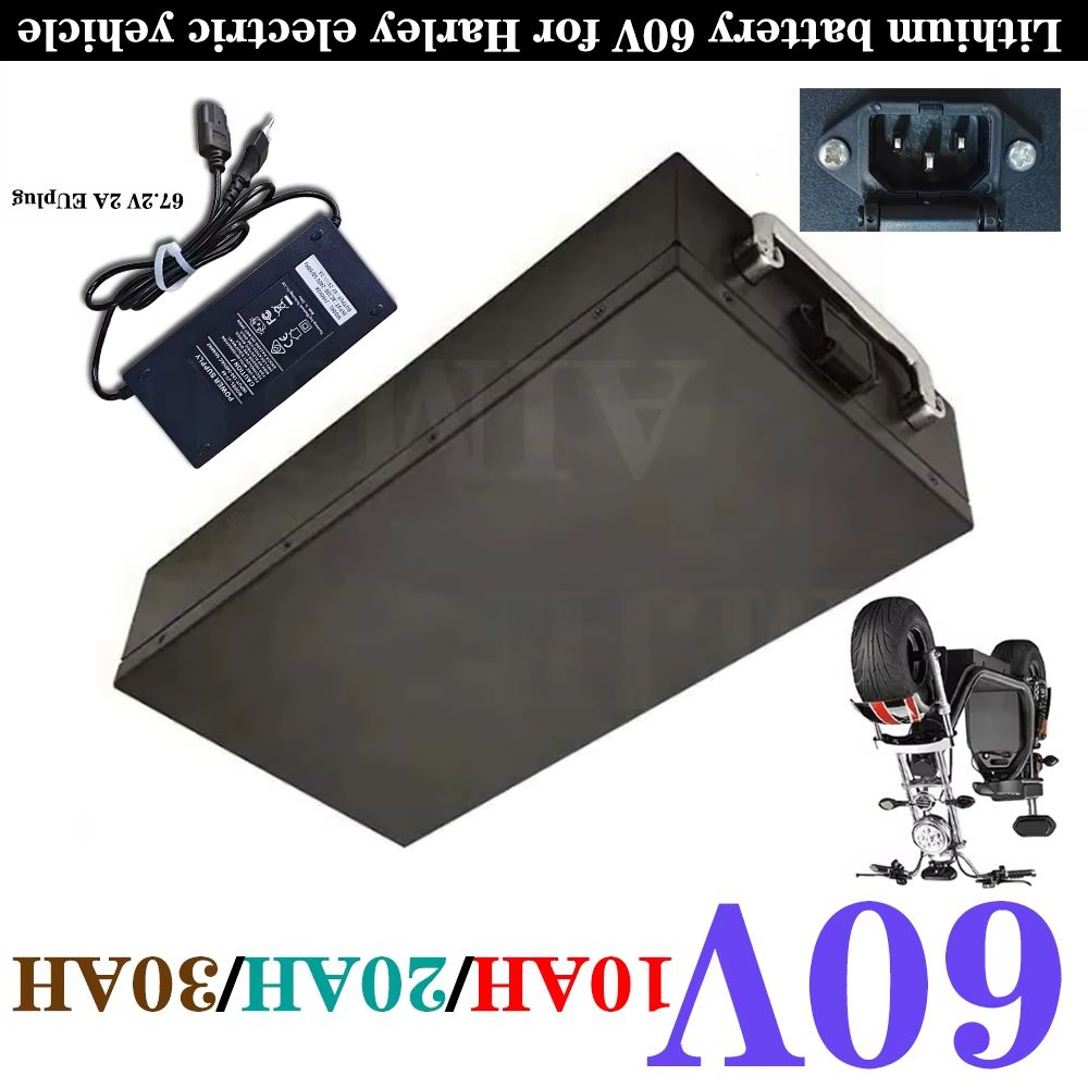 60V 30Ah Electric Scooter Battery - Литиевая батарея 60В для электроскутера Harley,
