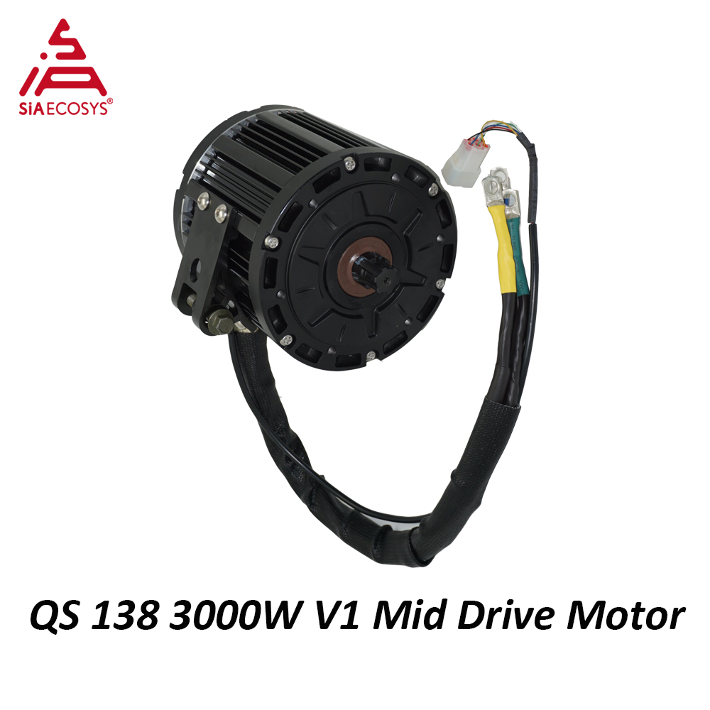 QSMOTOR QS138 3000W 72V 100KPH – обзор и цена Mid Drive Motor Kit 72V 3000W