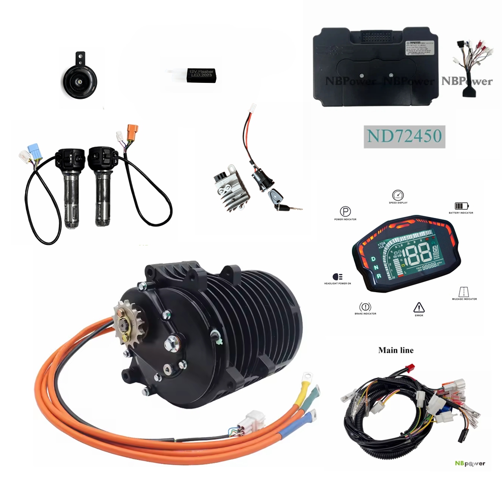 Комплект для переоборудования  – обзор и цена Mid Drive Motor Kit 72V 3000W