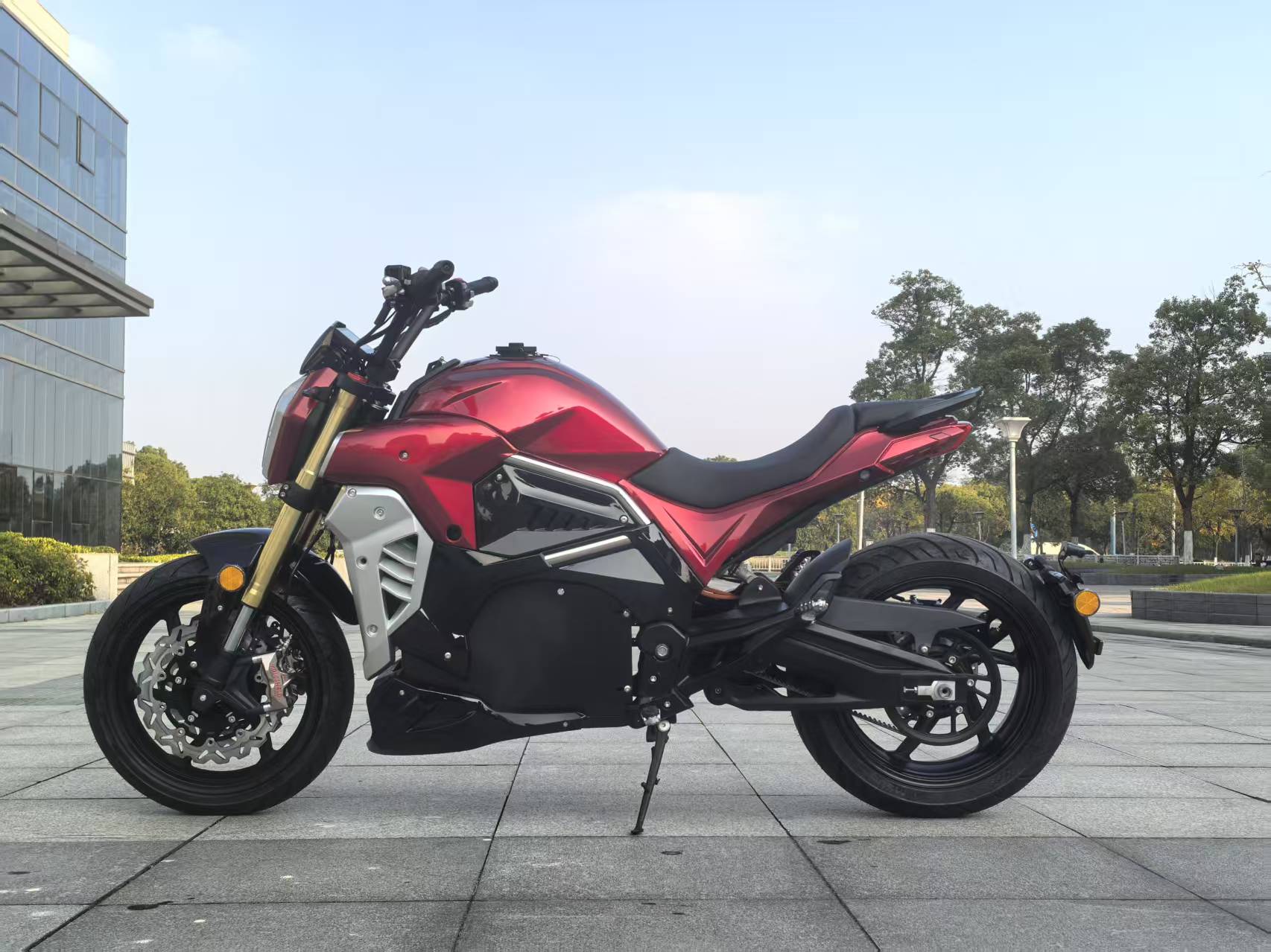 Электрический мотоцикл STLF дл – обзор и цена 72V 5000W Electric Motorcycle