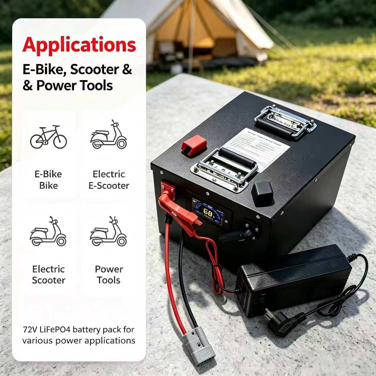 Литий-ионный аккумуляторный бл – обзор и цена 72V 60Ah Lifepo4 Battery Pack